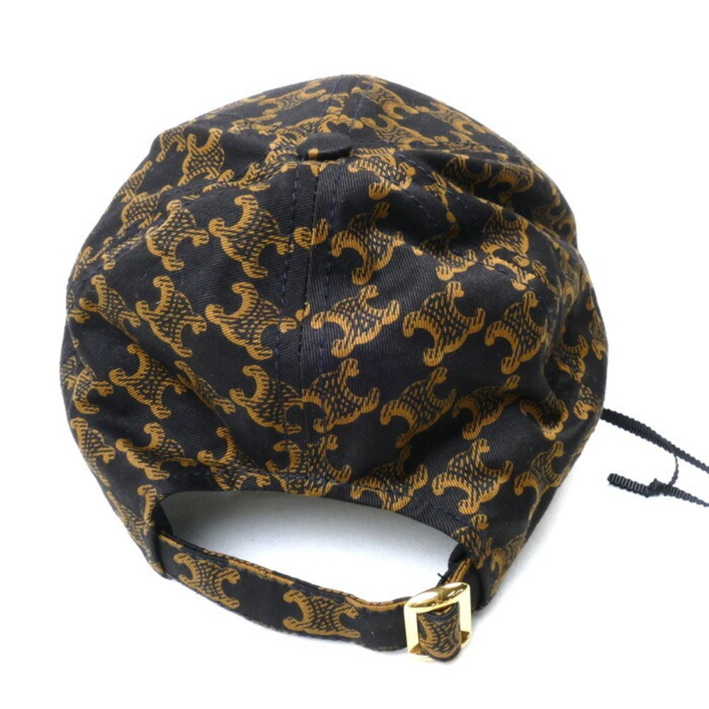 CELINE Triomphe Cap in Brown 2AUA1731O.19MA.M - Picture 3 of 6